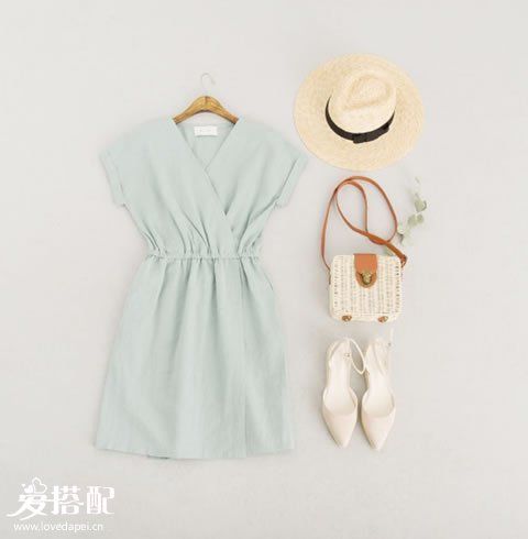 色系:薄荷绿 风格:小清新